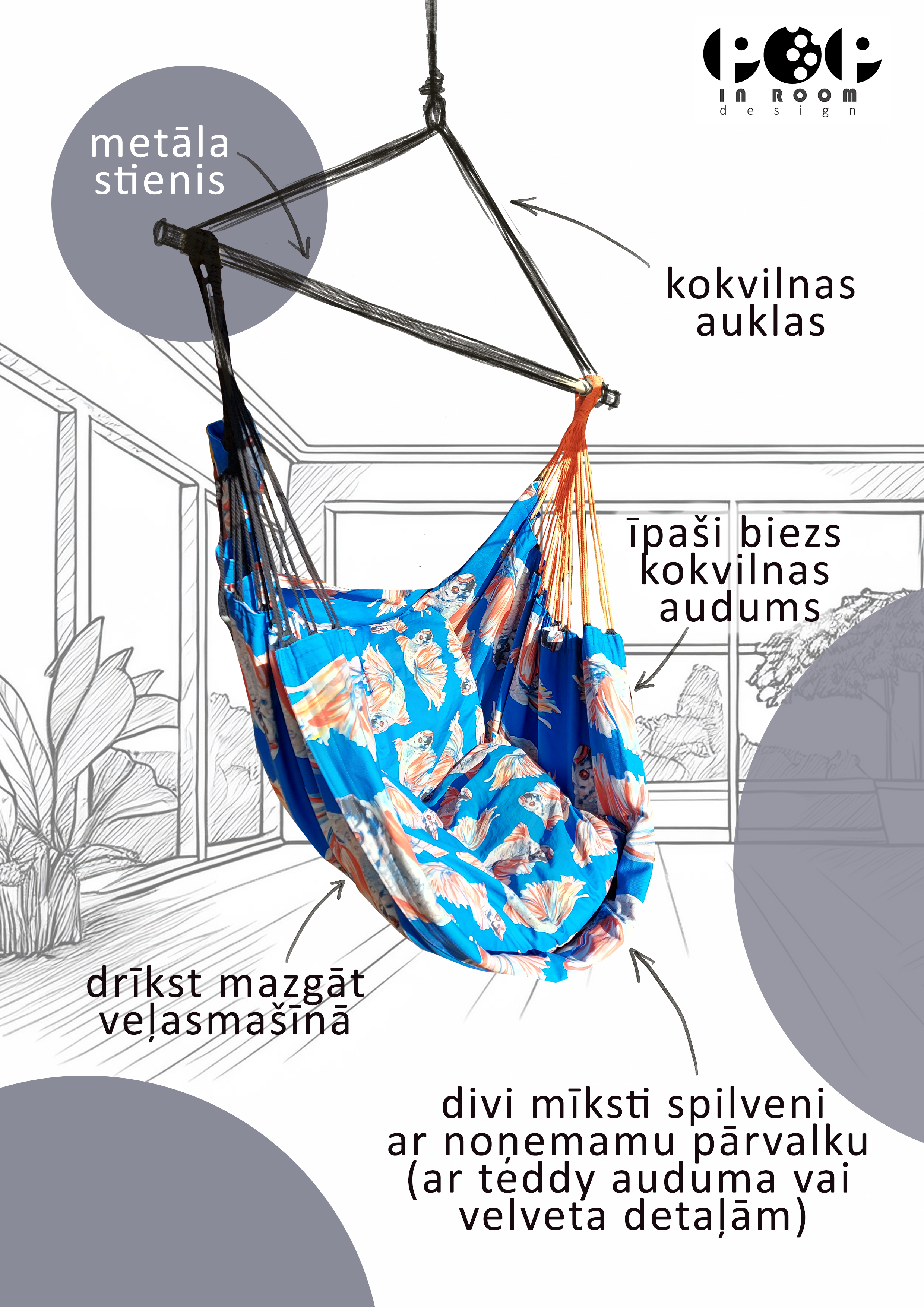 Šūpuļtīkls "Dzelme" - Image 6