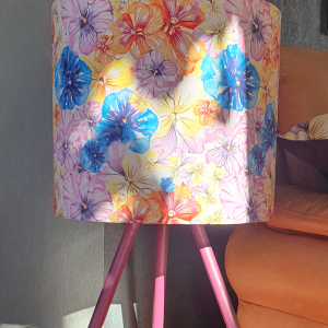 Ziedu čuksti (abažūrs D 40 cm)