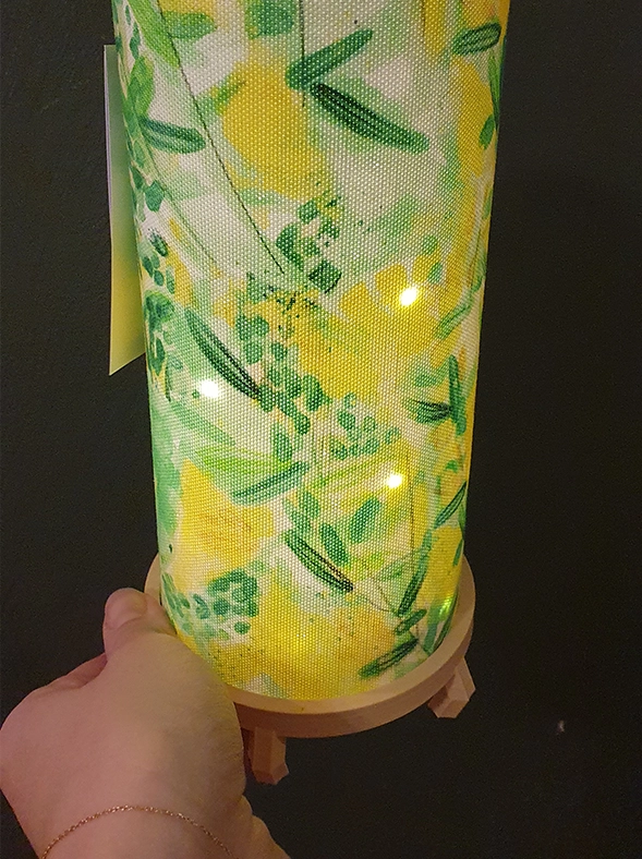 Vasaras valgos (noskaņas lampa, bēša pamatne) - Image 8