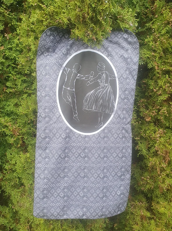 Drēbju pārvalks (tumšs) - pēc pasūtījuma