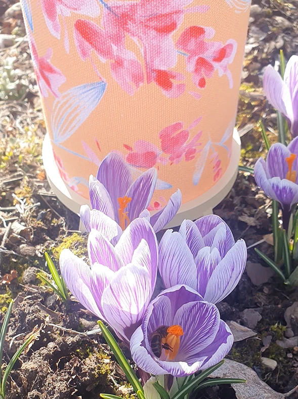 Lupīnas noslēpums (noskaņas lampa, bēša pamatne) - Image 2